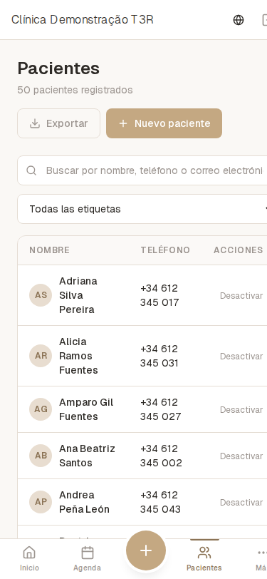 Patient & client management β mobile