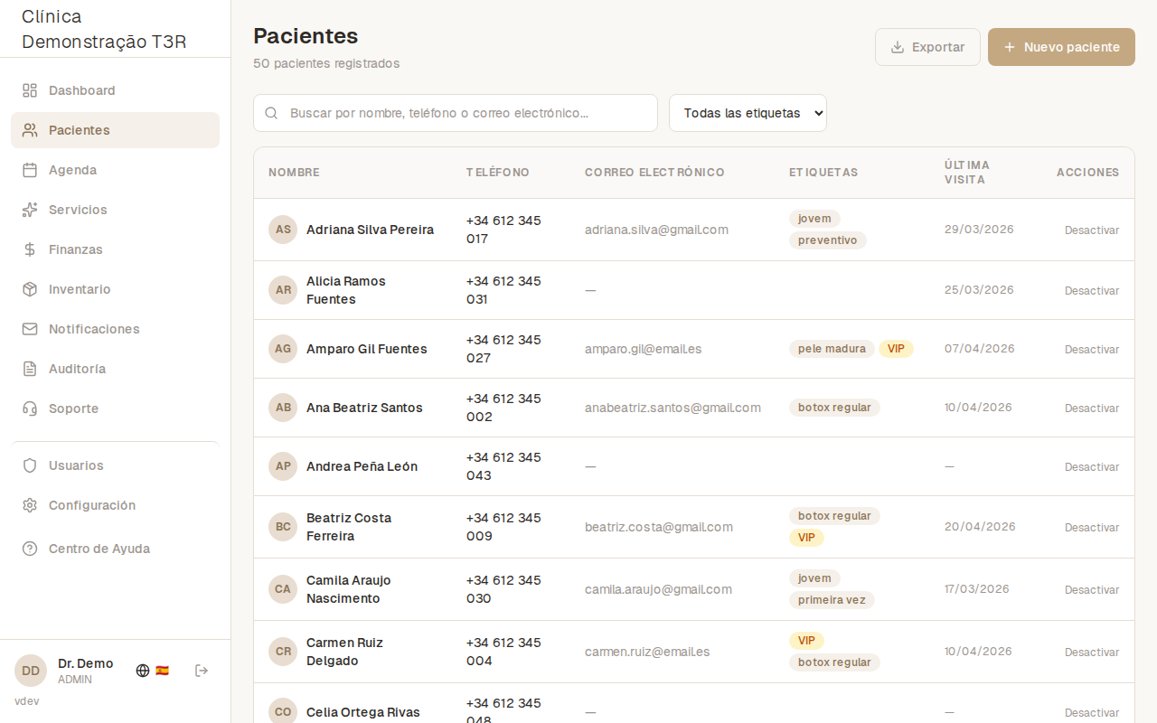 Patient & client management